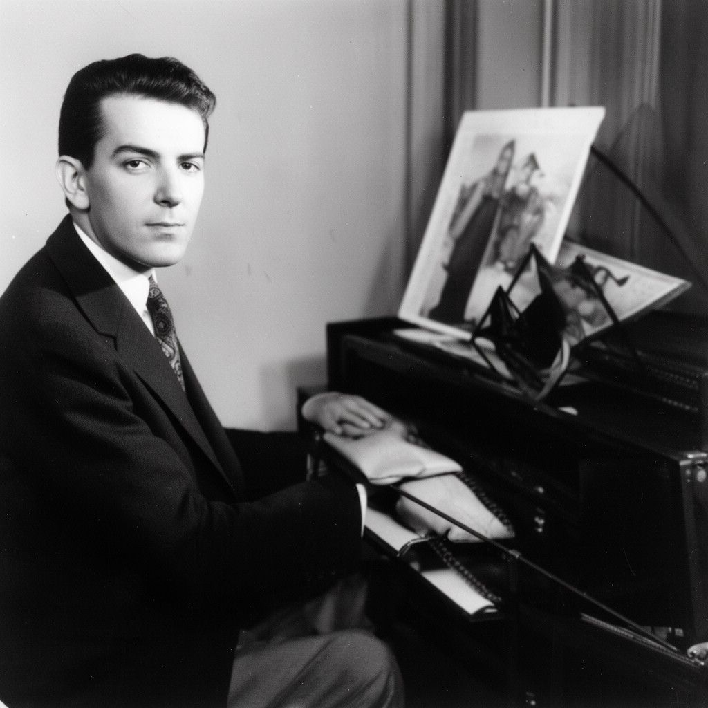 AI-generated illustration of George Gershwin