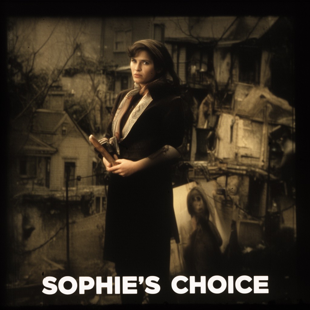 AI-generated illustration of Sophie's Choice