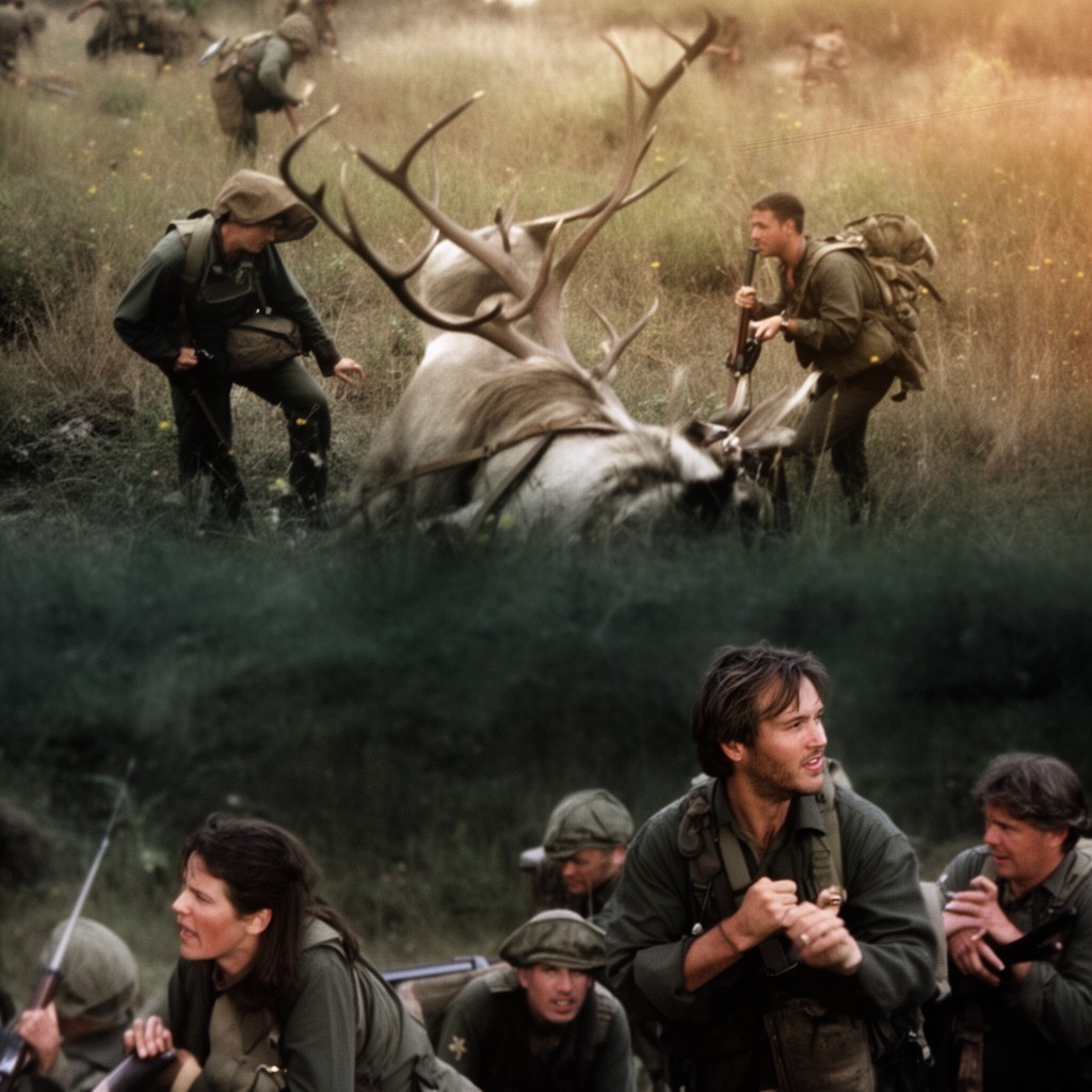 AI-generated illustration of The Deer Hunter