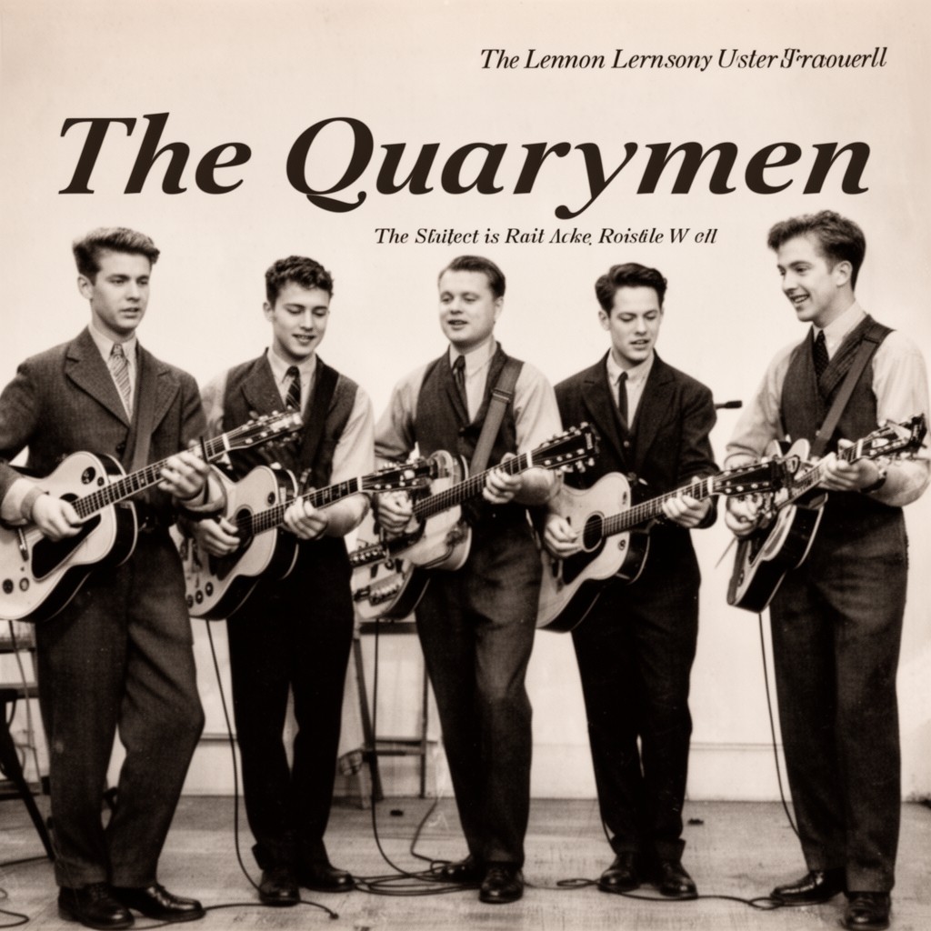 AI-generated illustration of The Quarrymen