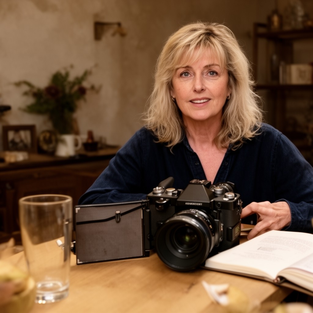 AI-generated illustration of Linda McCartney
