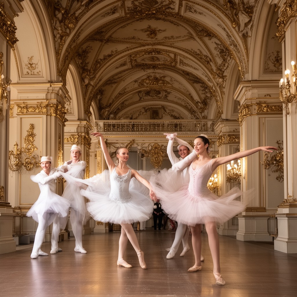 AI-generated illustration of St. Petersburg Mariinsky style