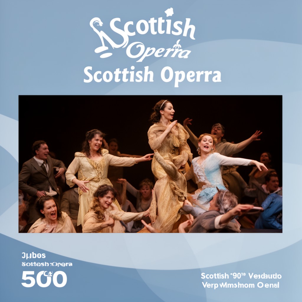 AI-generated illustration of Scottish Opera