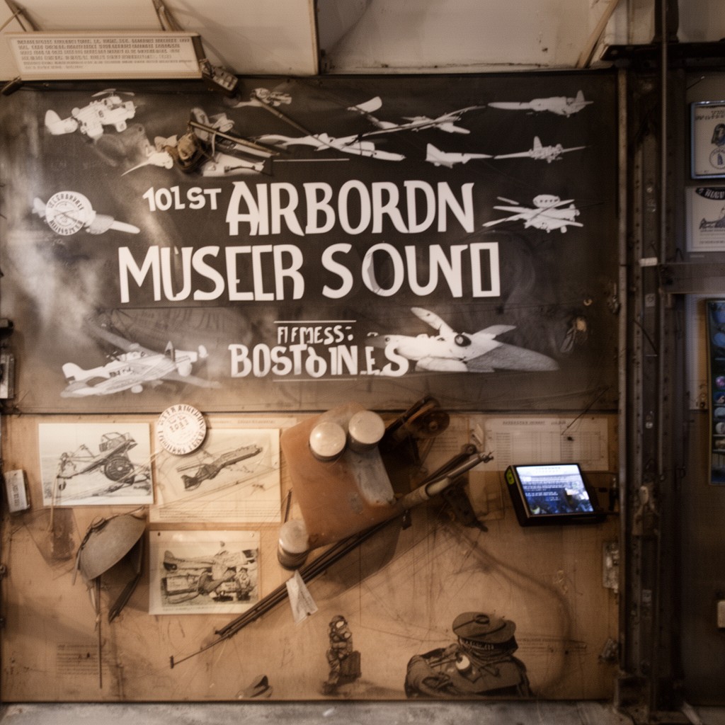 AI-generated illustration of 101st Airborne Museum Le Mess
