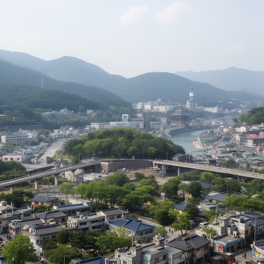 AI-generated illustration of Gyeonggi Province