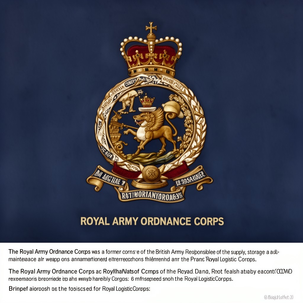 AI-generated illustration of Royal Army Ordnance Corps