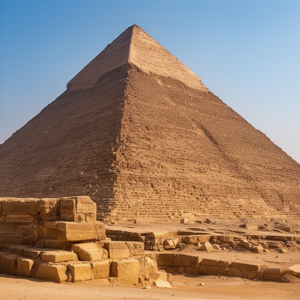 AI-generated illustration of Pyramid of Khafre