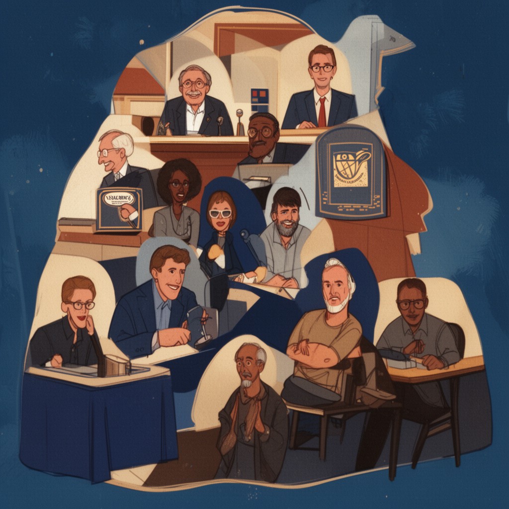AI-generated illustration of New York congressional delegation