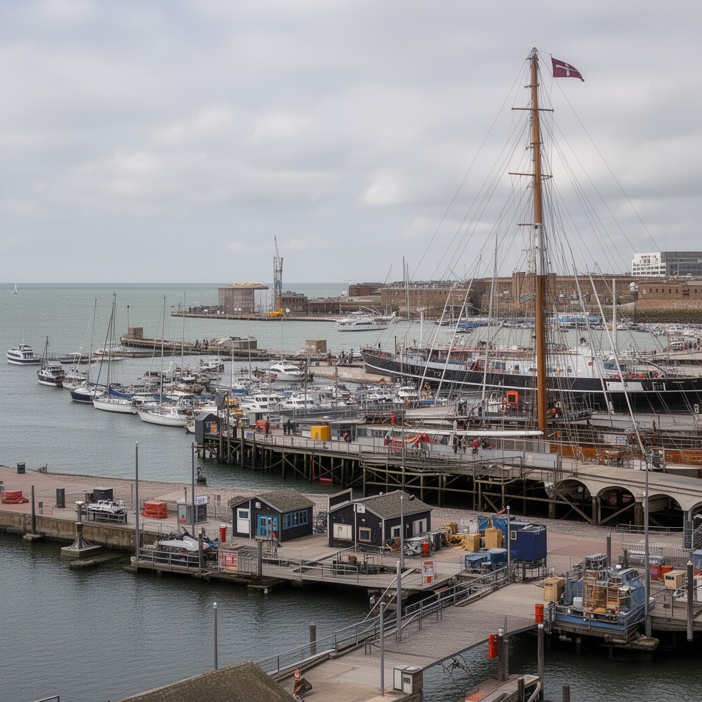 AI-generated illustration of Port of Ramsgate