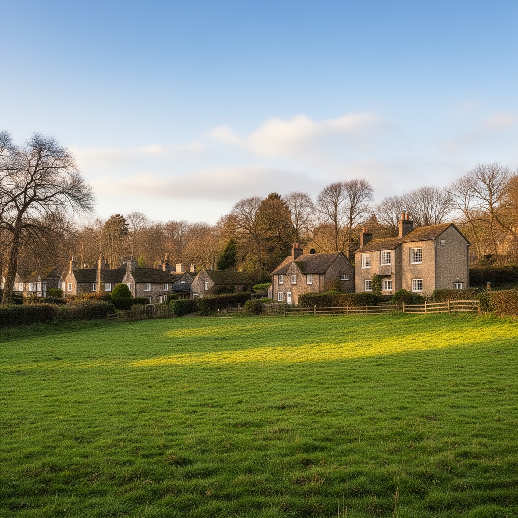 AI-generated illustration of Downe, Kent, England