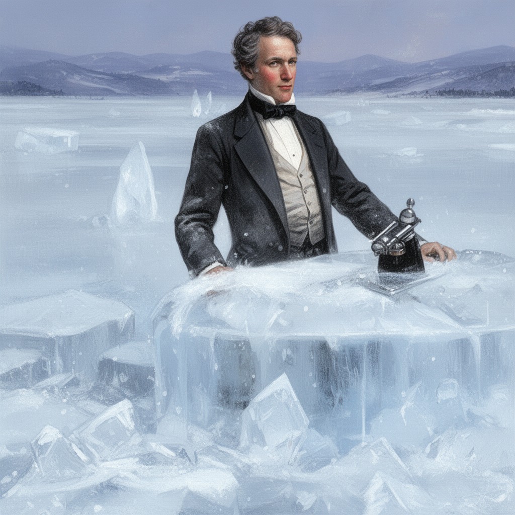 AI-generated illustration of Frederick Tudor