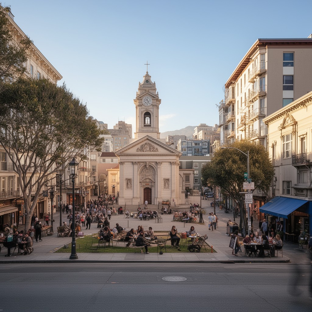 AI-generated illustration of Washington Square