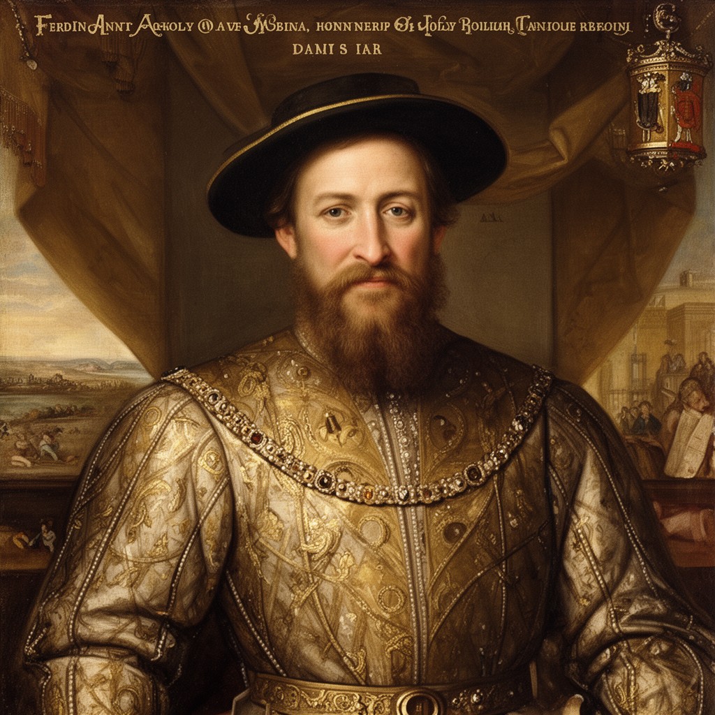 AI-generated illustration of Ferdinand I, Holy Roman Emperor