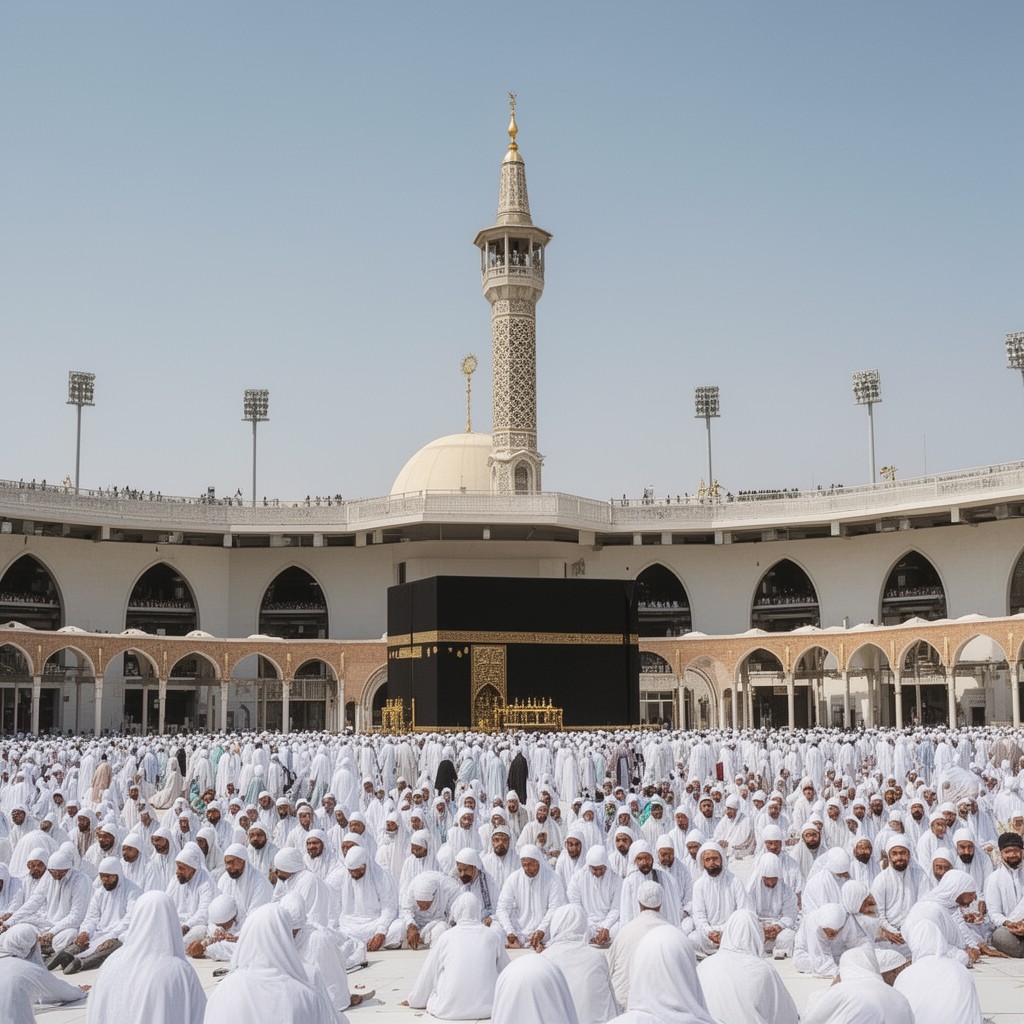 AI-generated illustration of Day of Arafah