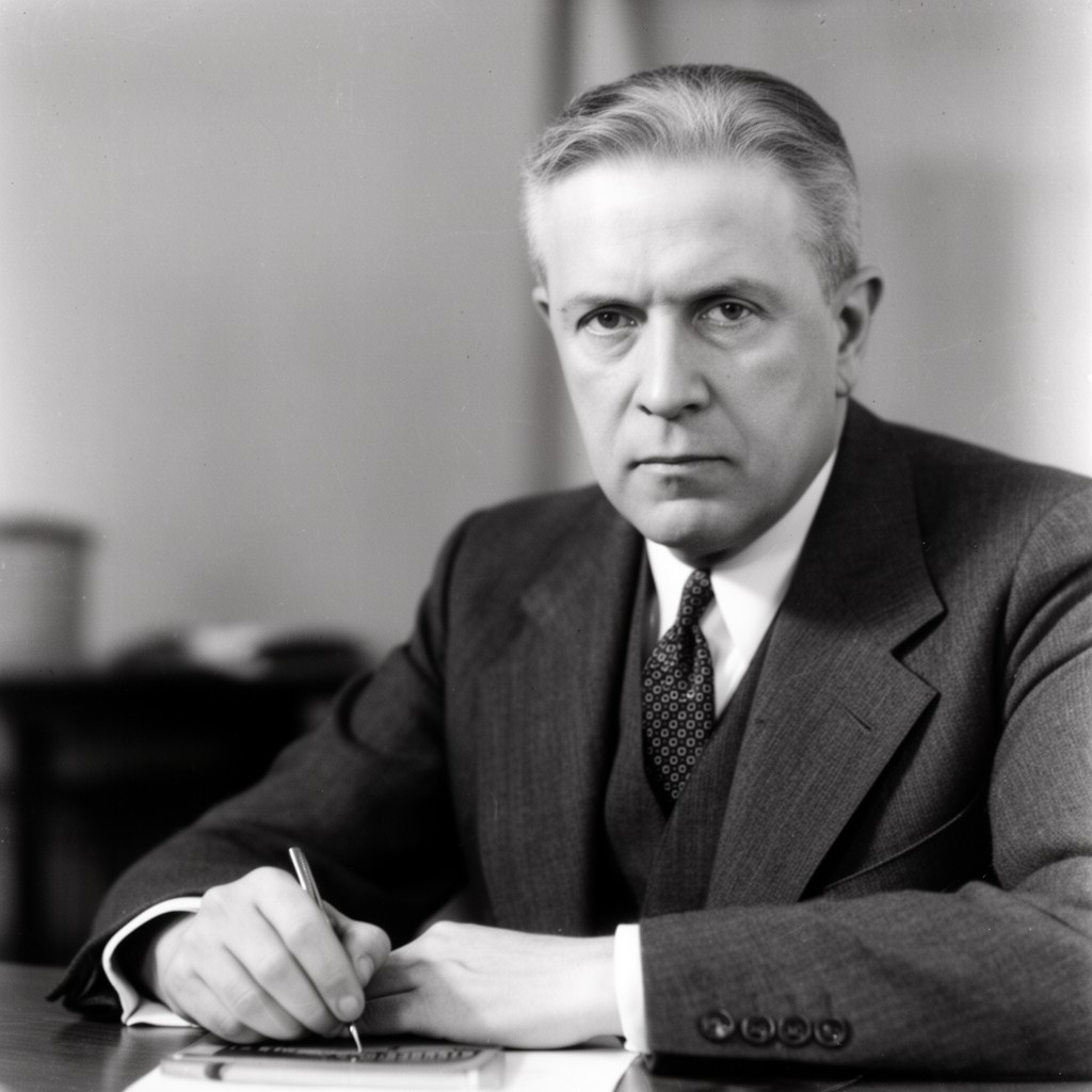 AI-generated illustration of Väinö Tanner
