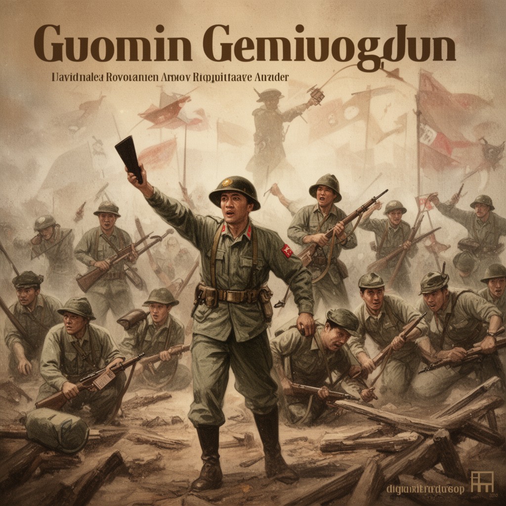 AI-generated illustration of Guomin Gemingjun