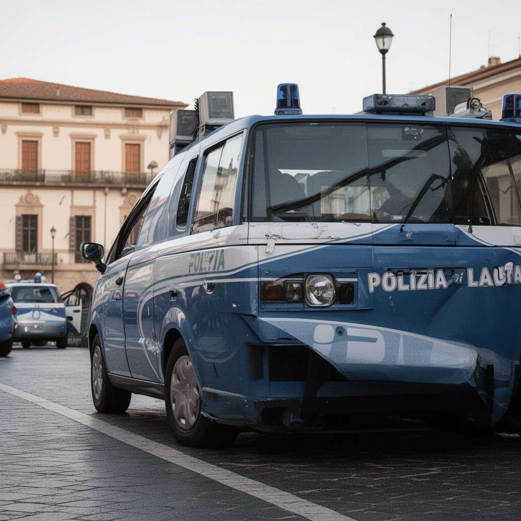 AI-generated illustration of Polizia di Stato