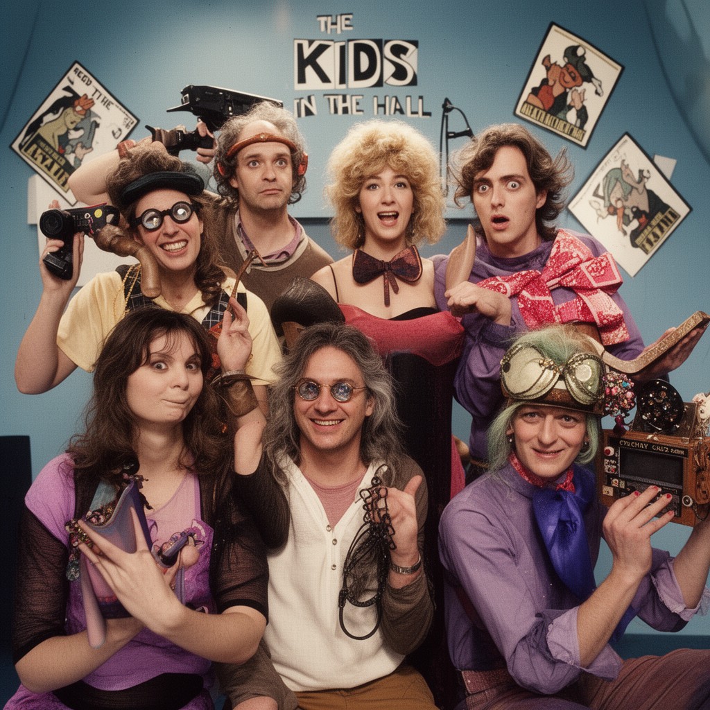 AI-generated illustration of The Kids in the Hall