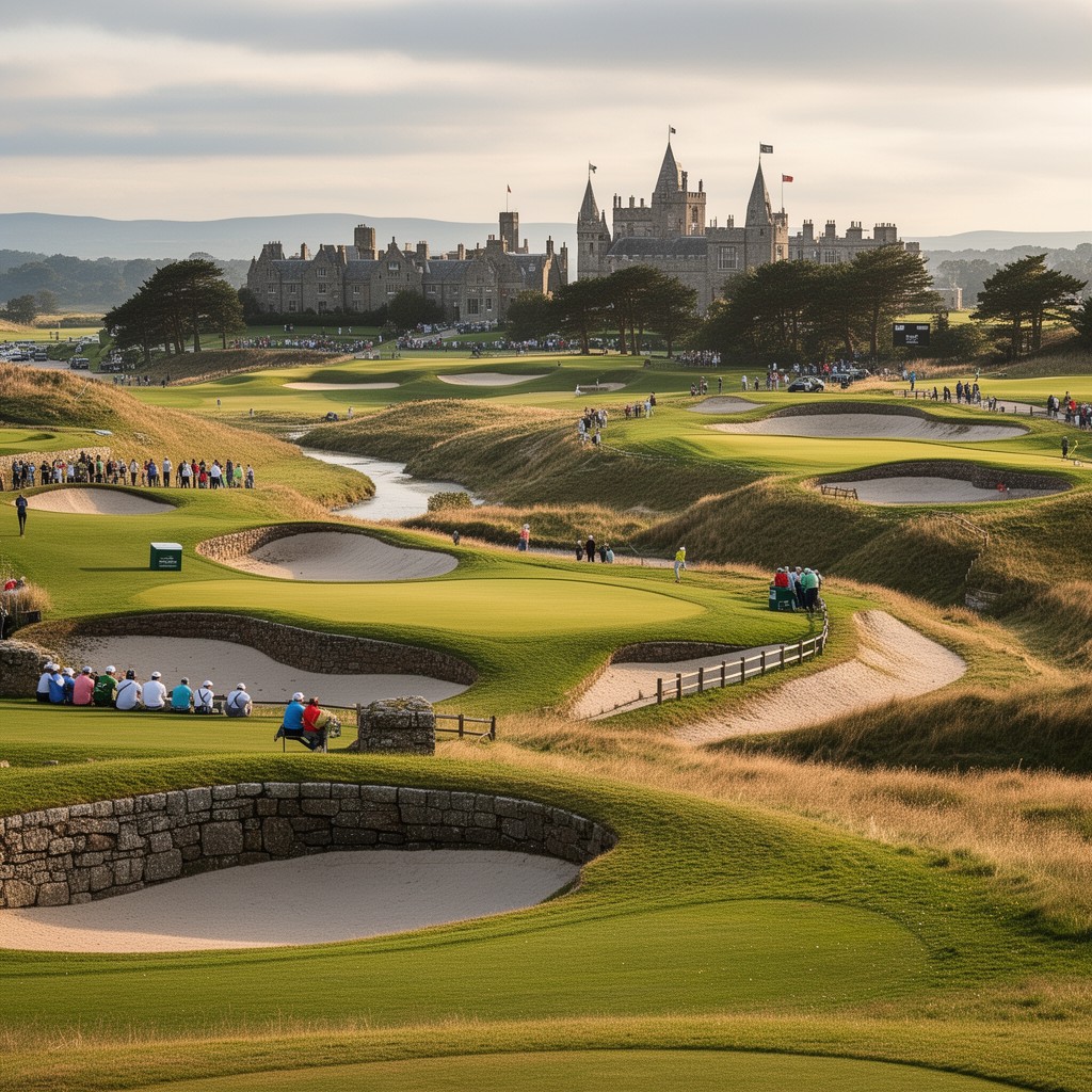 AI-generated illustration of Alfred Dunhill Links Championship