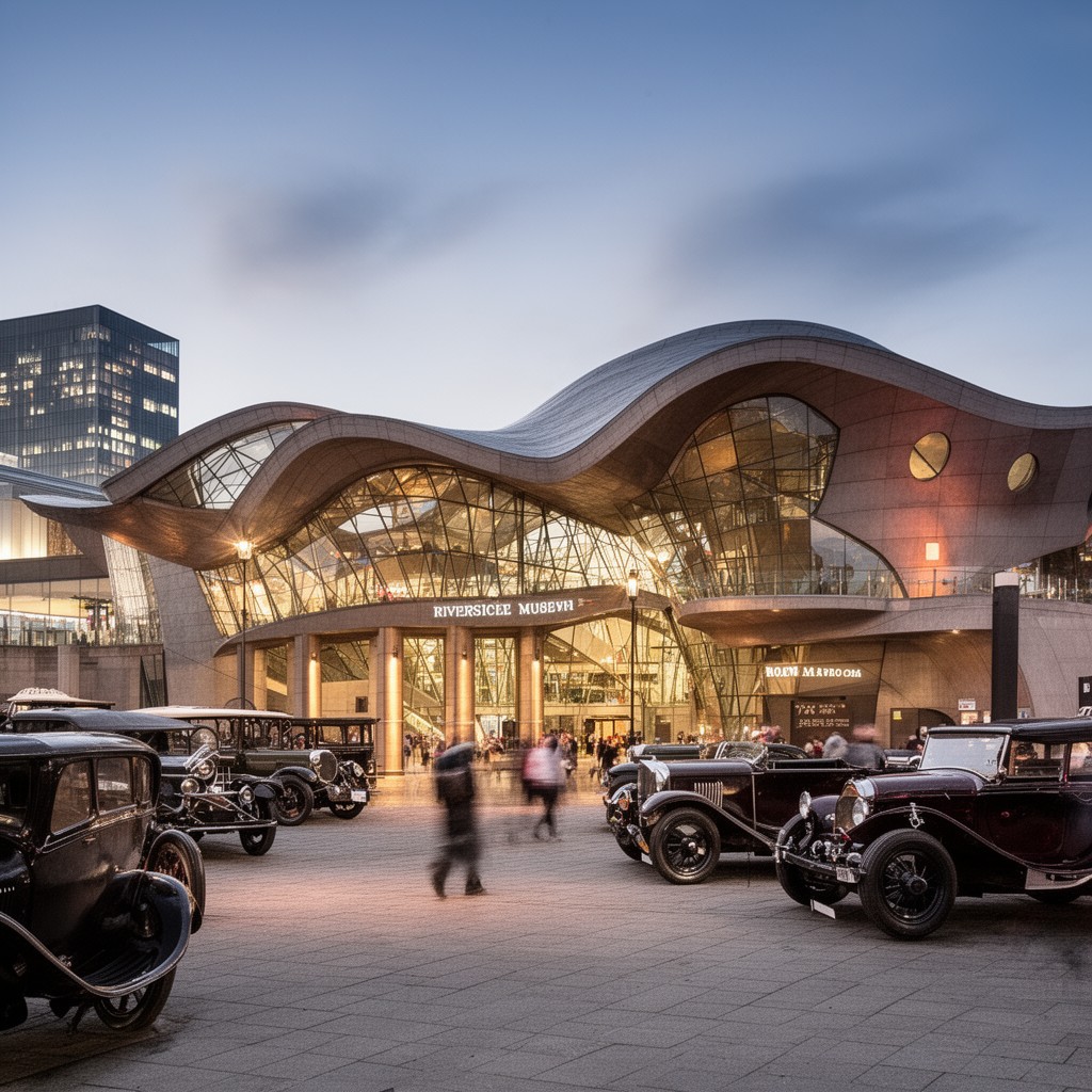 AI-generated illustration of Riverside Museum