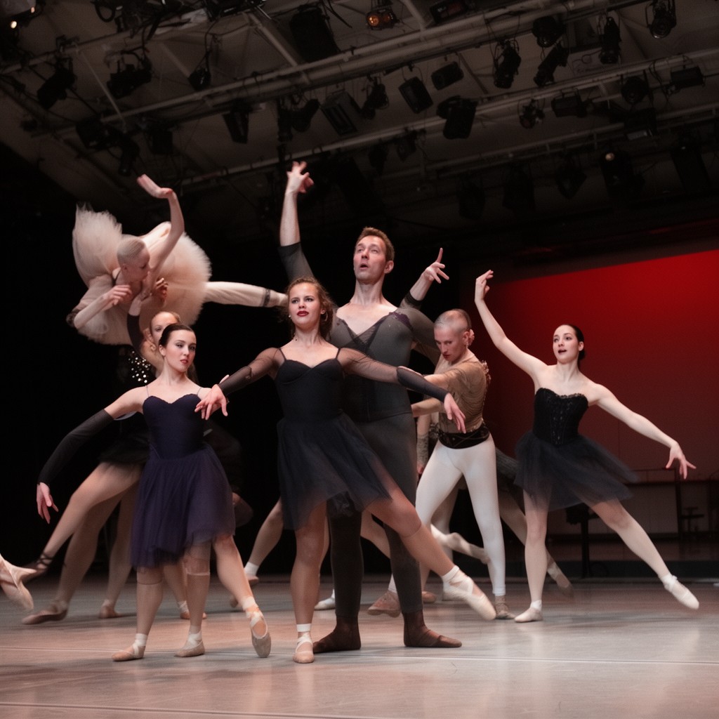 AI-generated illustration of Scottish Ballet
