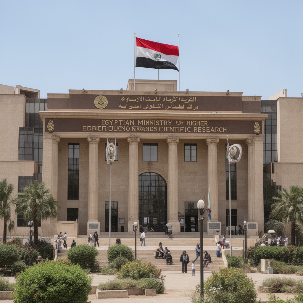 AI-generated illustration of Egyptian Ministry of Higher Education and Scientific Research