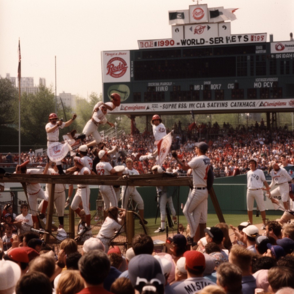 AI-generated illustration of 1990 World Series