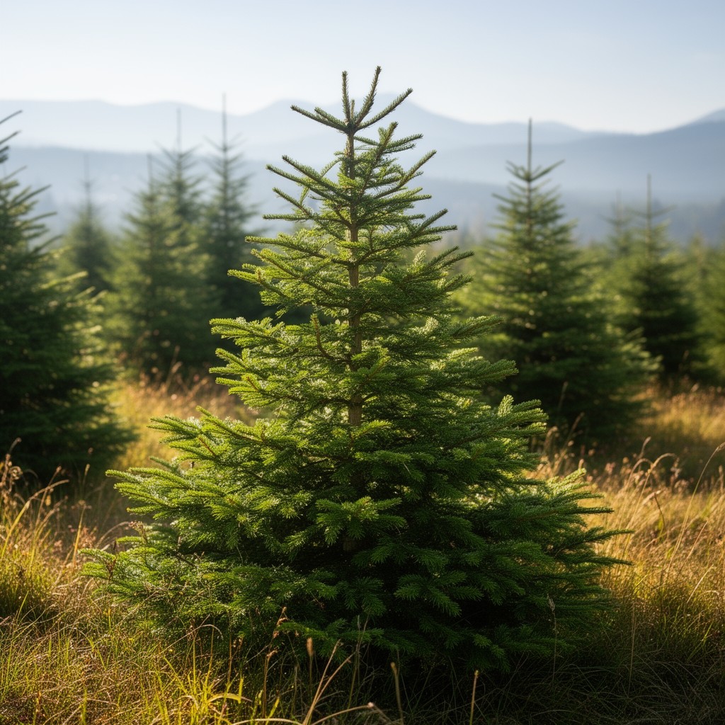 AI-generated illustration of Picea