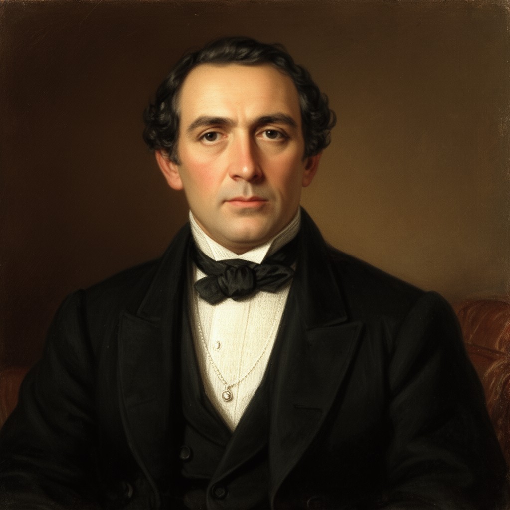 AI-generated illustration of José Justo Corro