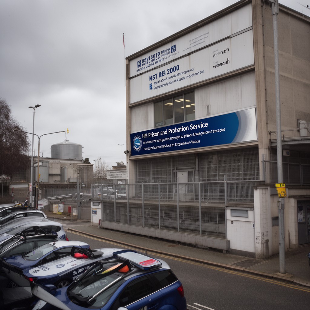 AI-generated illustration of HM Prison and Probation Service