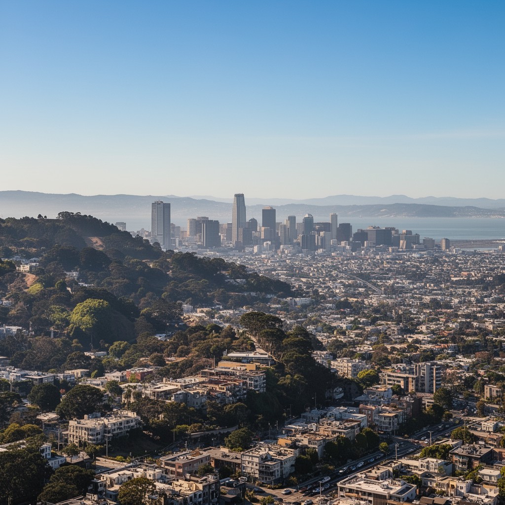 AI-generated illustration of Northern California