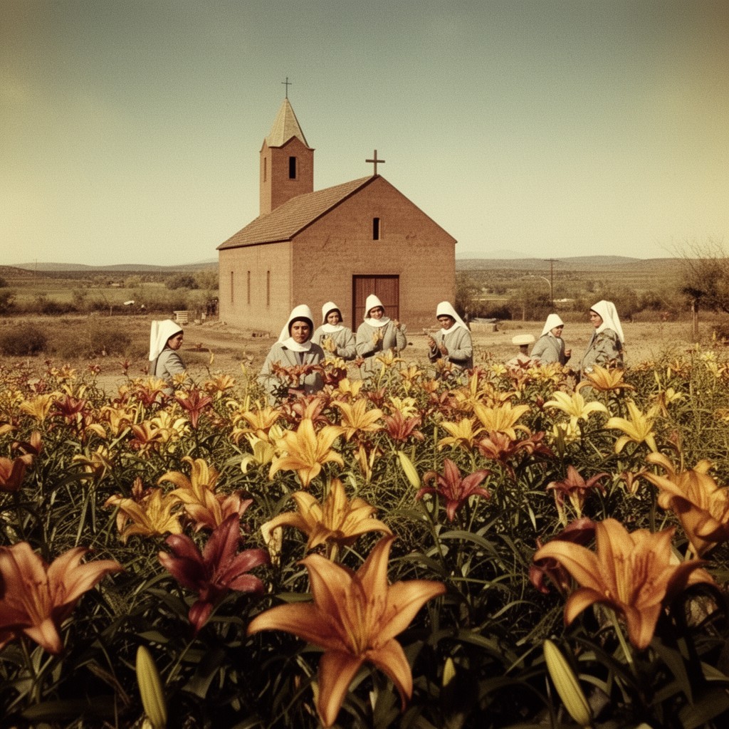 AI-generated illustration of Lilies of the Field