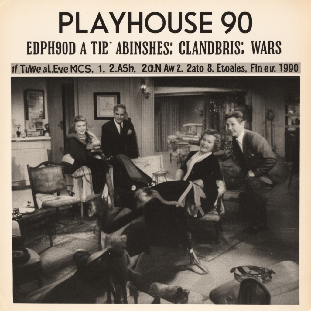 AI-generated illustration of Playhouse 90 (TV series episodes)