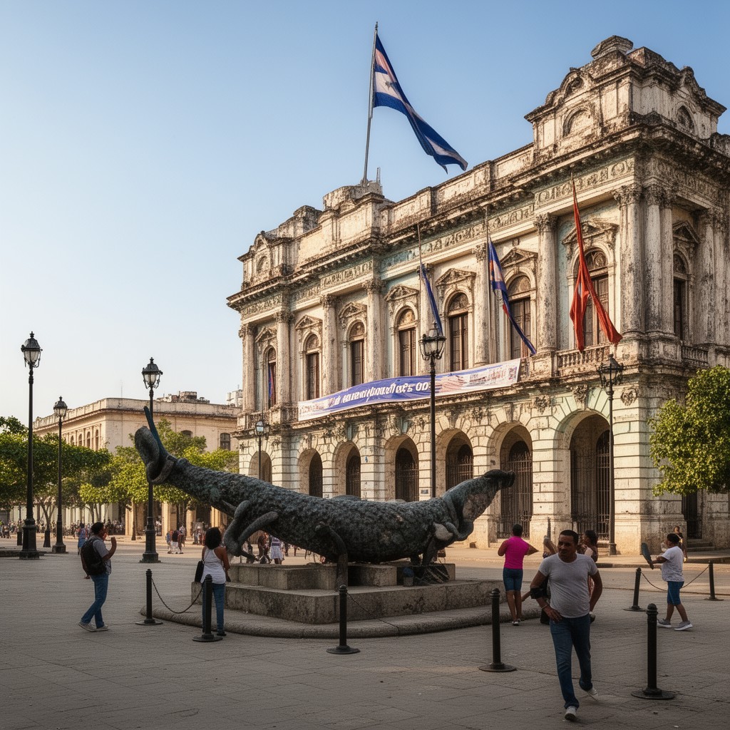 AI-generated illustration of Museo de la Revolución