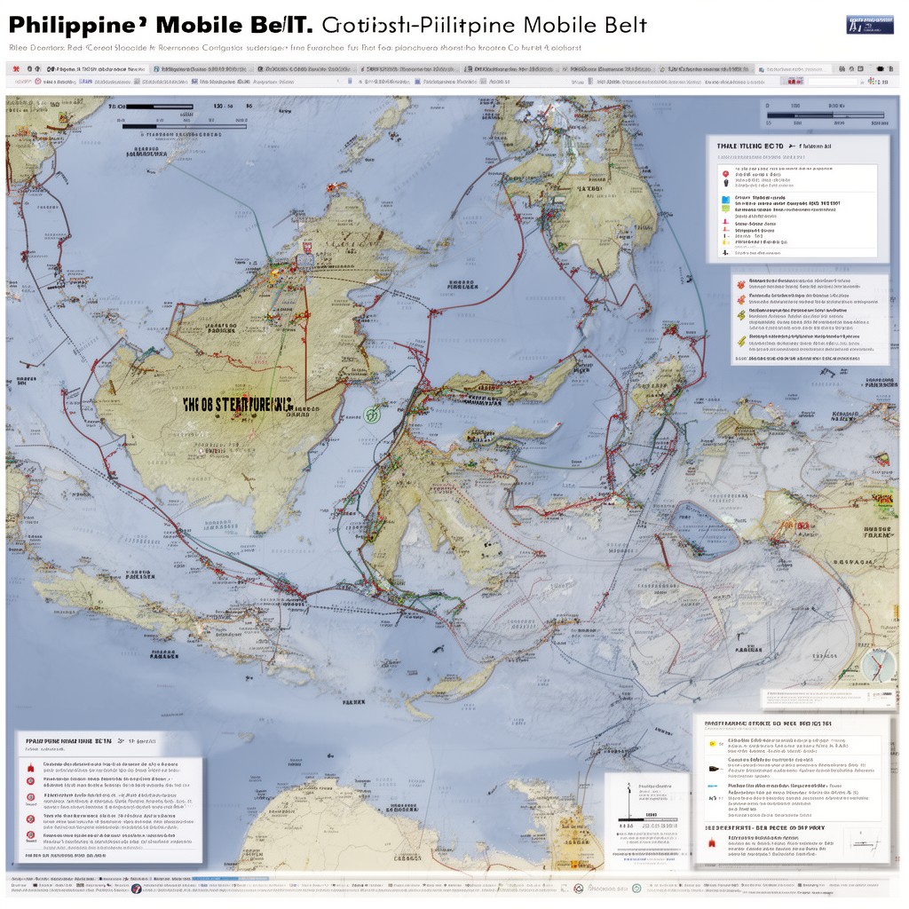 AI-generated illustration of Philippine Mobile Belt