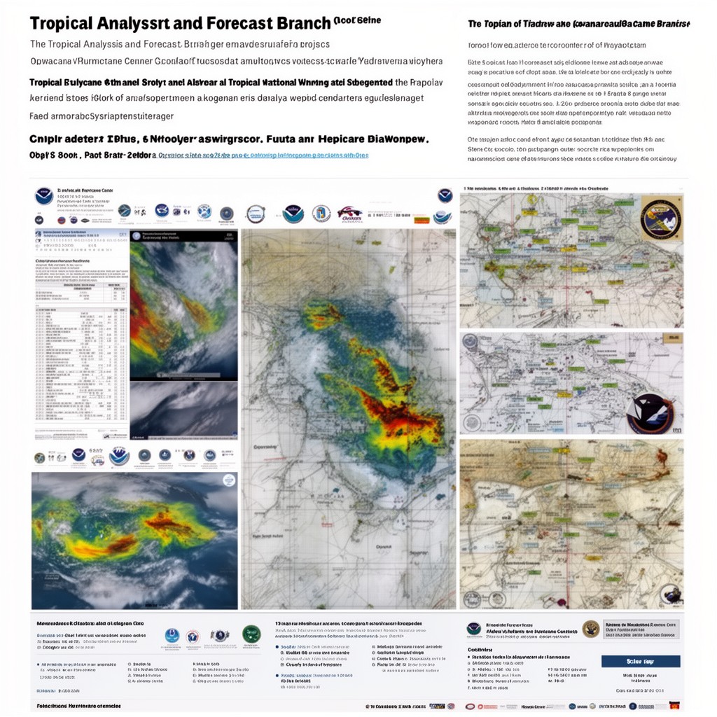 AI-generated illustration of Tropical Analysis and Forecast Branch