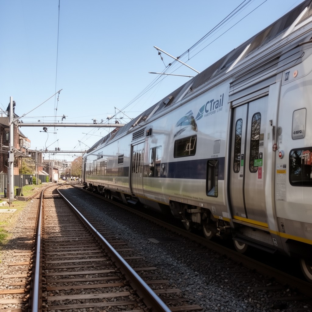 AI-generated illustration of CTrail Hartford Line