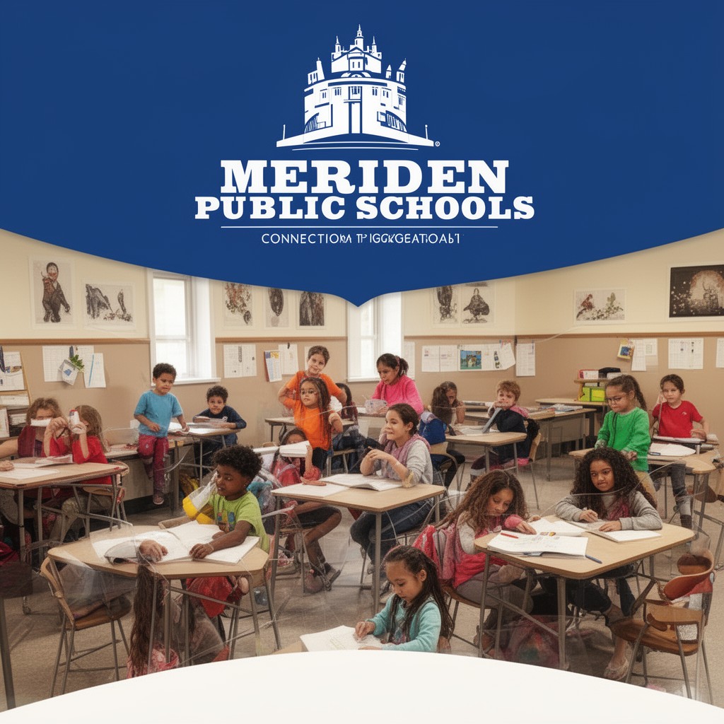 AI-generated illustration of Meriden Public Schools