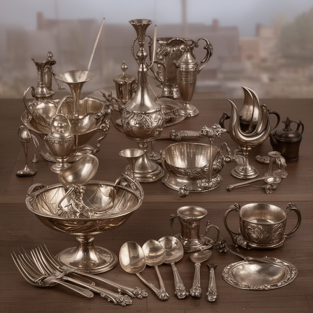 AI-generated illustration of Meriden Britannia Company