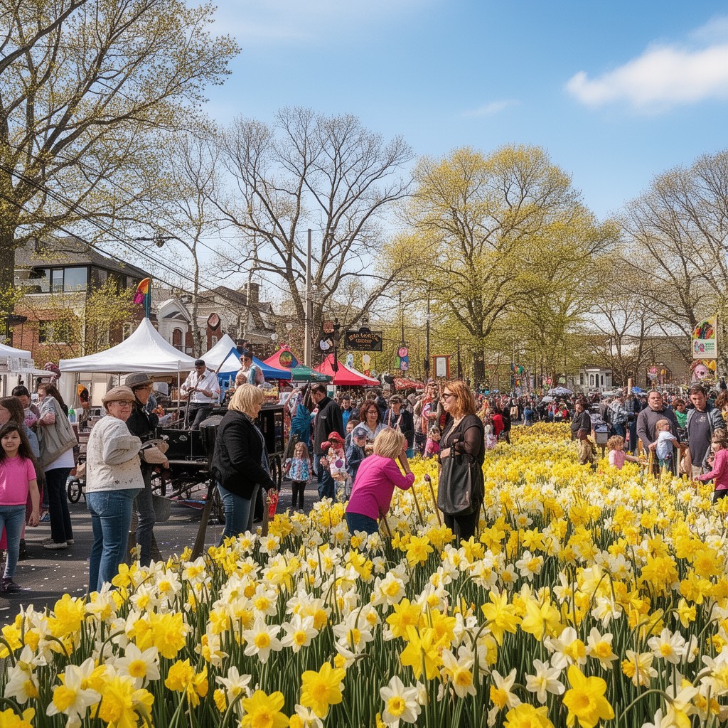 AI-generated illustration of Daffodil Festival