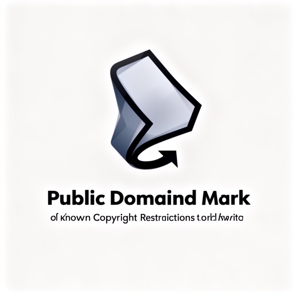 AI-generated illustration of Public Domain Mark