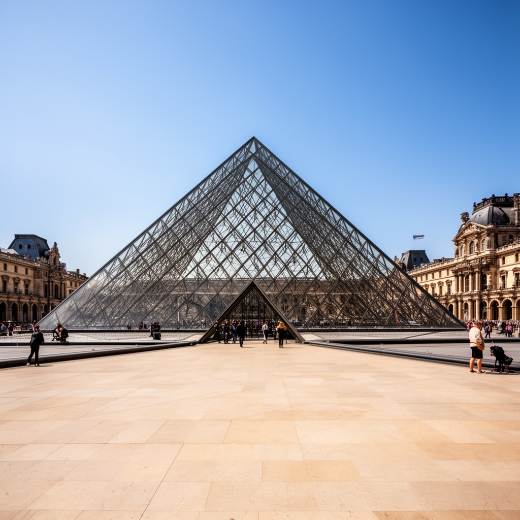 AI-generated illustration of Cour Napoléon