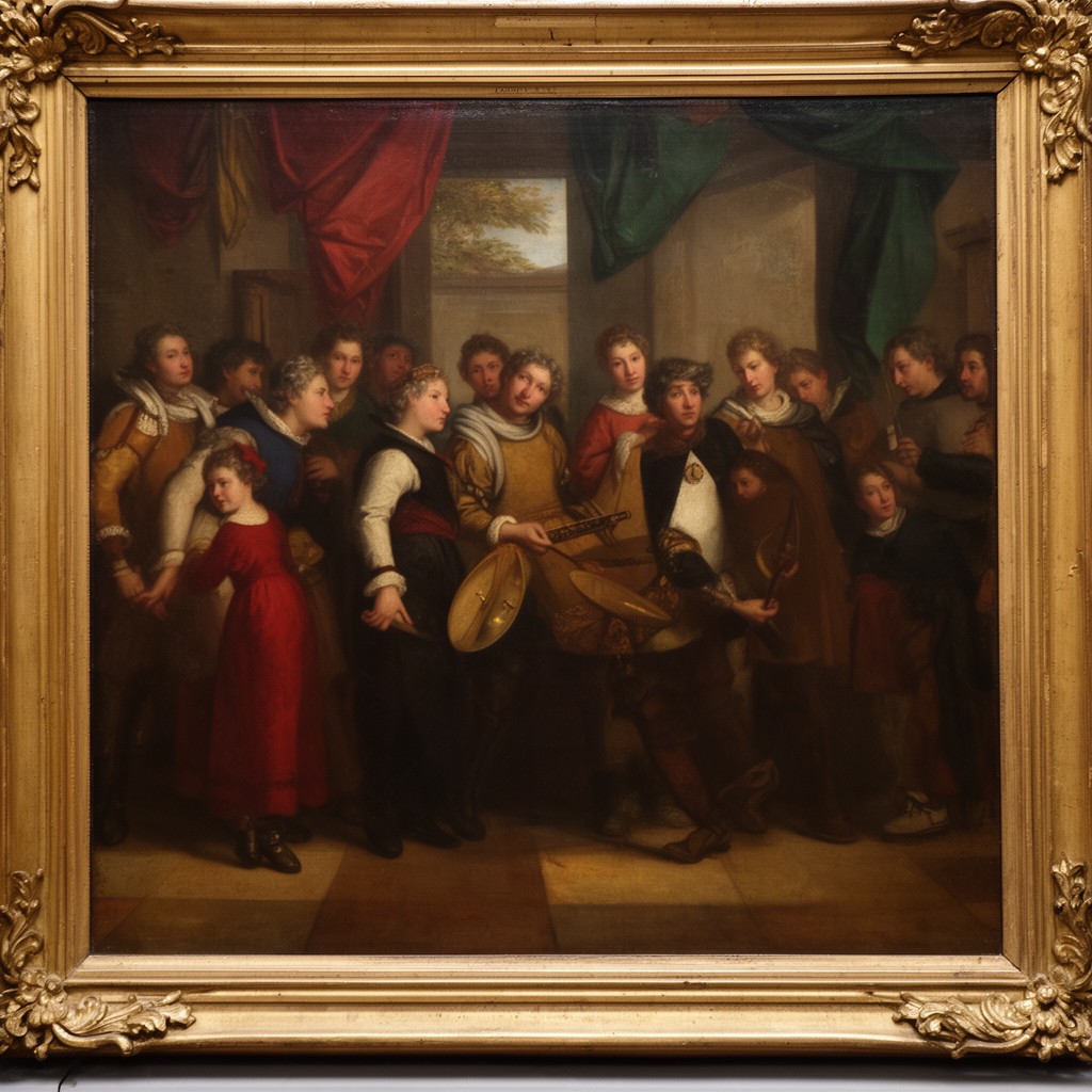 AI-generated illustration of Department of Paintings