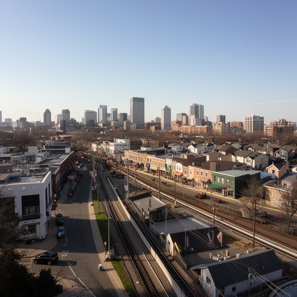 AI-generated illustration of Glen Burnie, Maryland