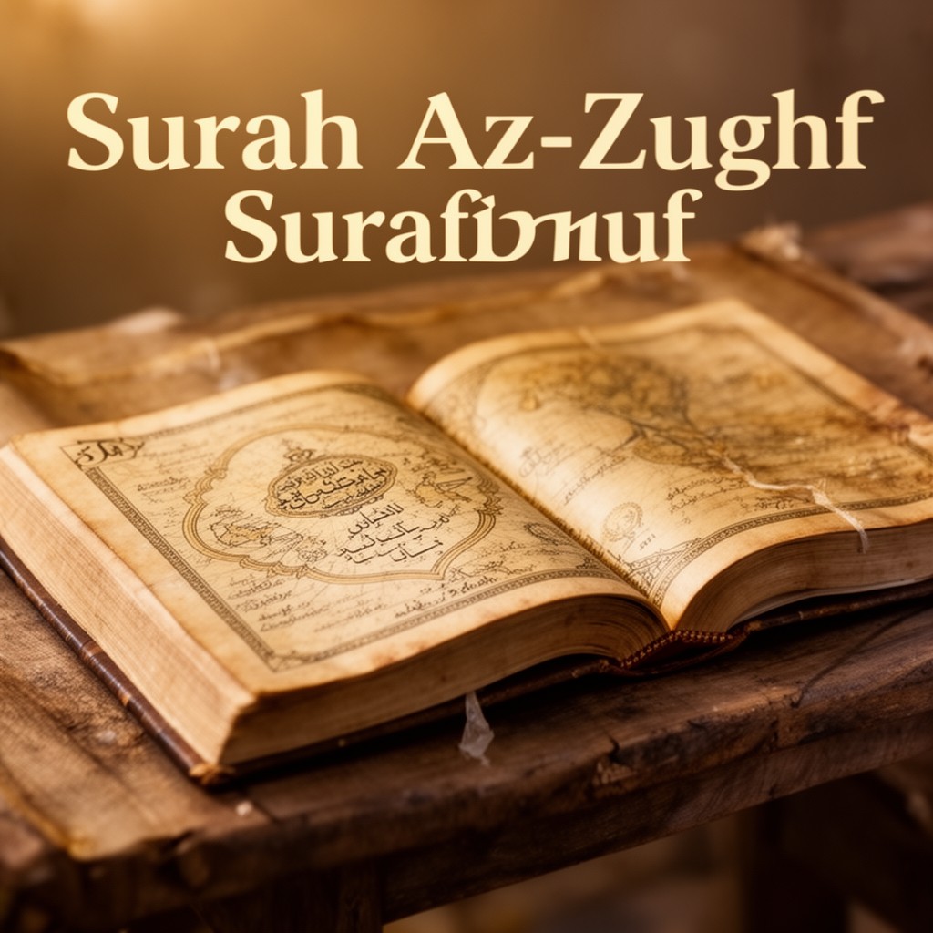 AI-generated illustration of Surah Az-Zukhruf