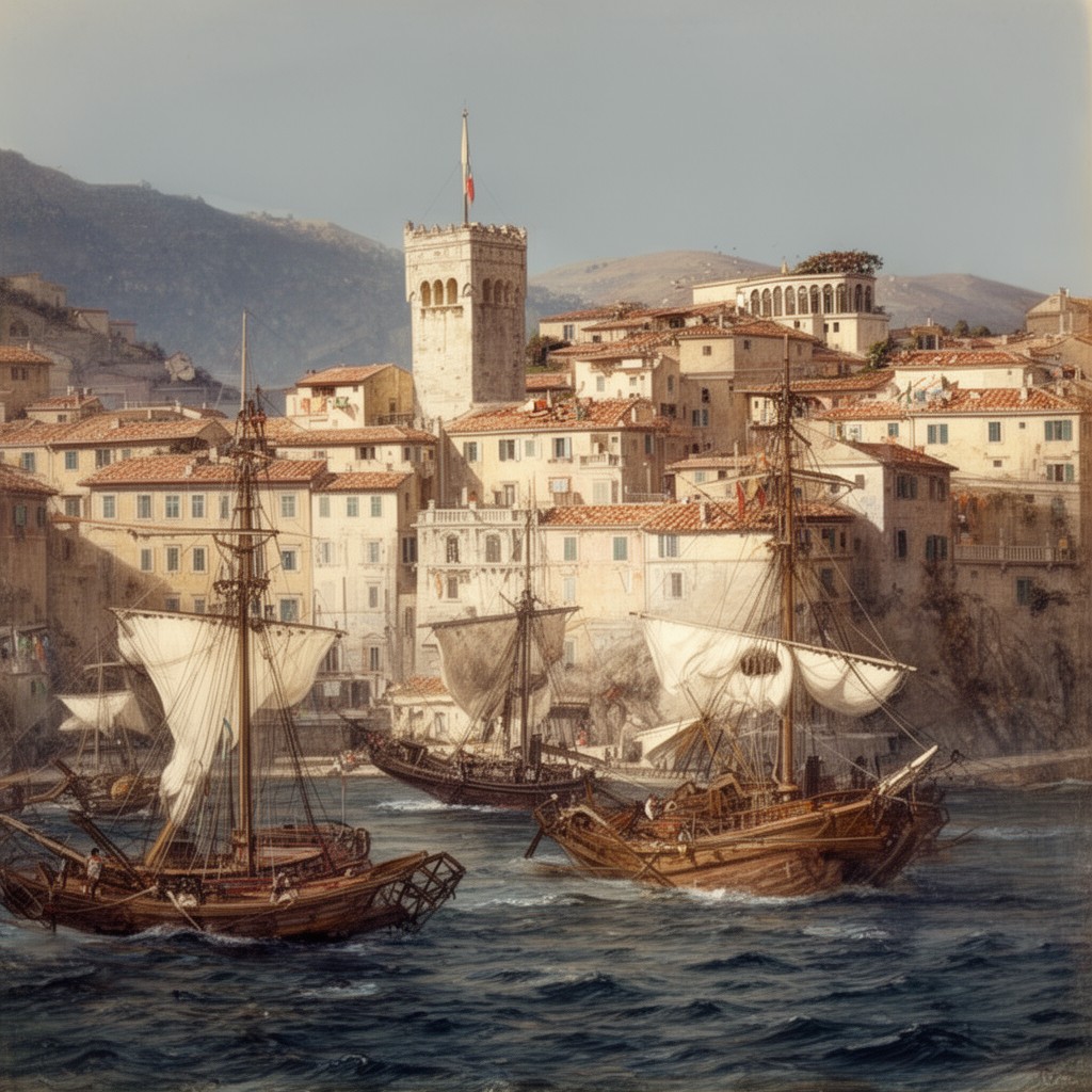 AI-generated illustration of Republic of Genoa