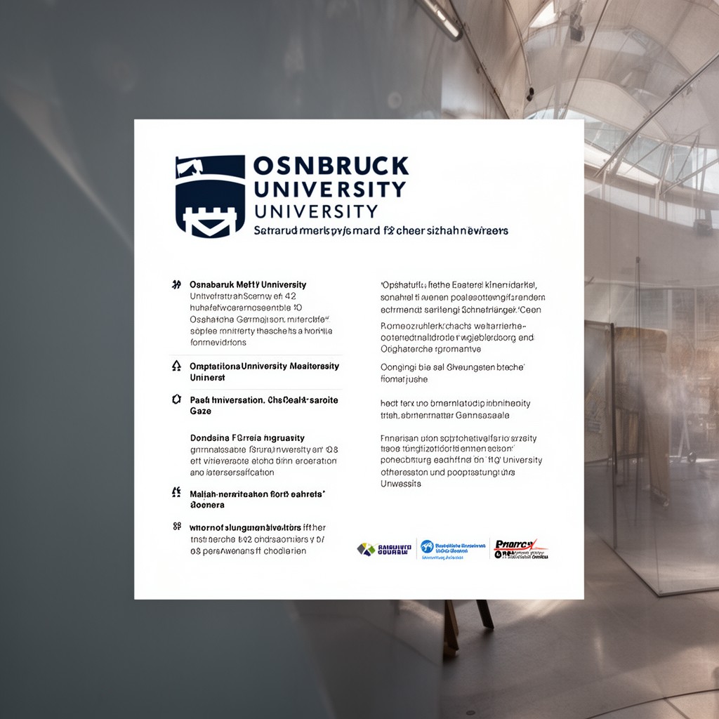 AI-generated illustration of Osnabrück University