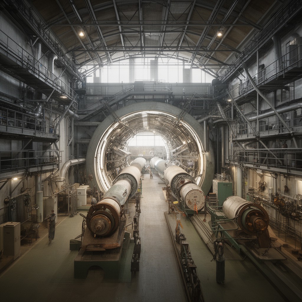 AI-generated illustration of Proton Synchrotron