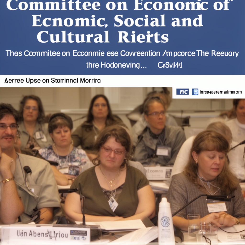 AI-generated illustration of Committee on Economic, Social and Cultural Rights