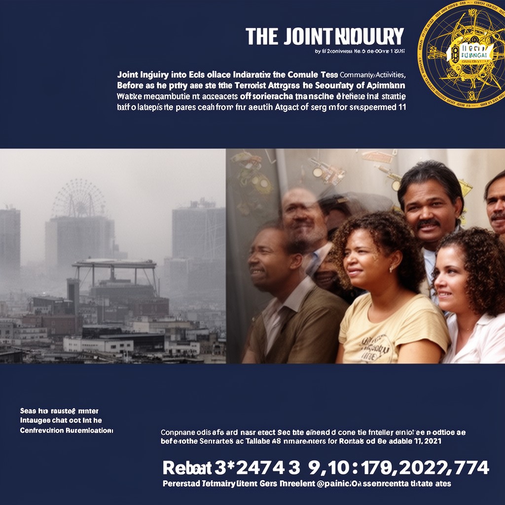 AI-generated illustration of Joint Inquiry into Intelligence Community Activities before and after the Terrorist Attacks of September 11, 2001